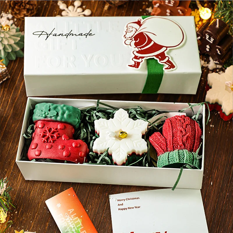 Magie de Noël – Coffret de Bougies Festives