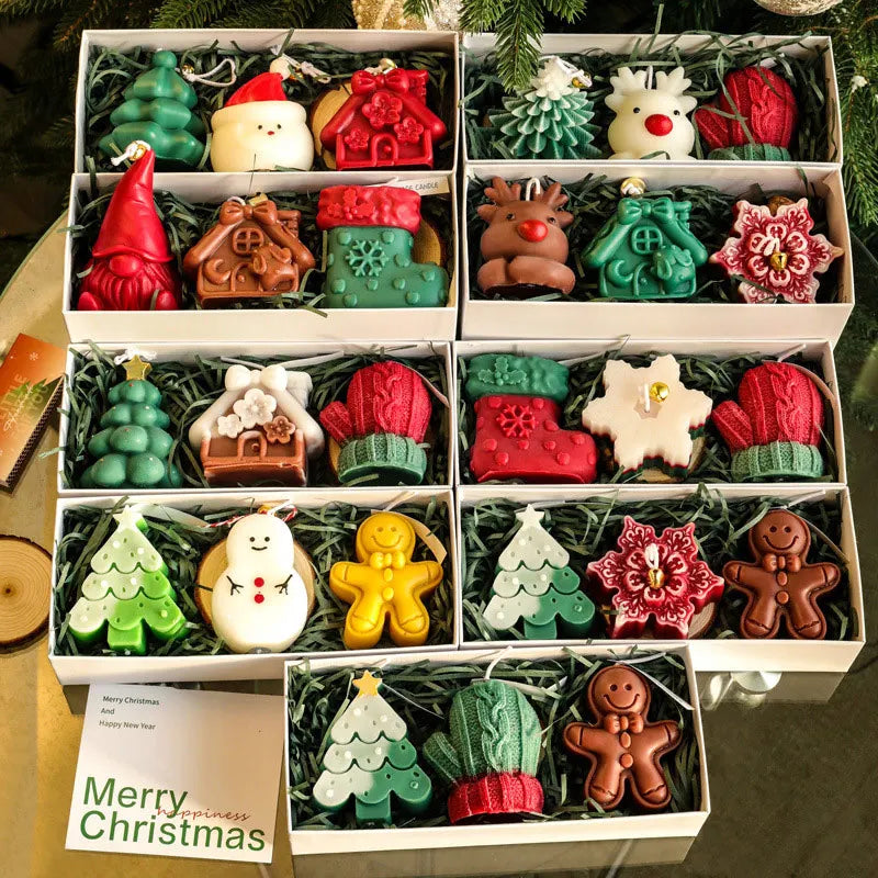 Magie de Noël – Coffret de Bougies Festives