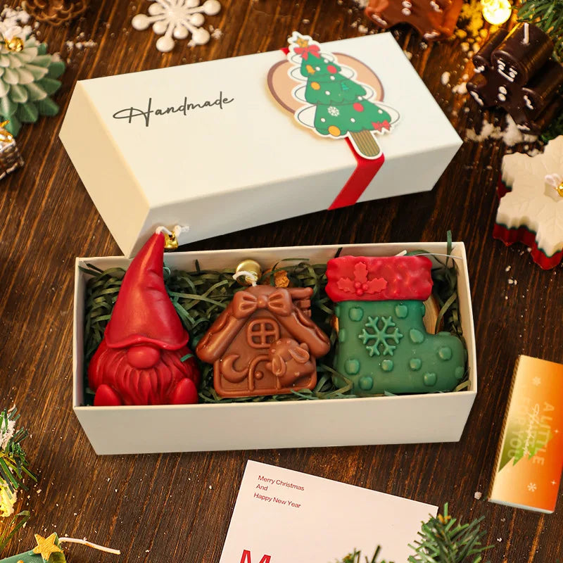 Magie de Noël – Coffret de Bougies Festives